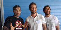 Chris Seden, Clinton Schultz and Andrew Pannowitz