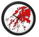 Blood spatter clock