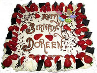 Doreen Dudley's birthday cake