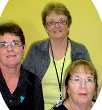 Liz, with sisters Margaret and Judith