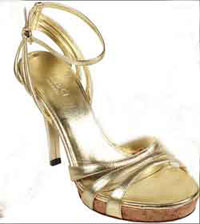 Pretty gold shoes