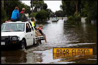 Floods at Tallygaroopna