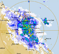 Mackay weather map 20 September 2010