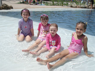 Alishia Smith, Isabella Grima, Tahlia Grima, and Lakeda Darby-Kupke.