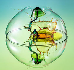 Beautiful water droplet